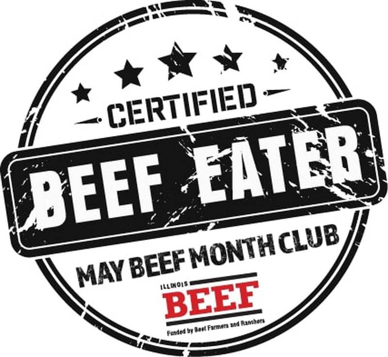 To celebrate May Beef Month, the Illinois Beef Association is inviting anyone and everyone to join the May Beef Month Beef Eaters Club.