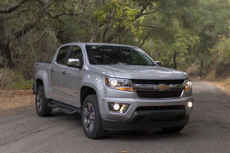 The 2018 Chevrolet Colorado midsize truck is available with a four-cylinder engine, a V6 or a turbocharged diesel four-cylinder.