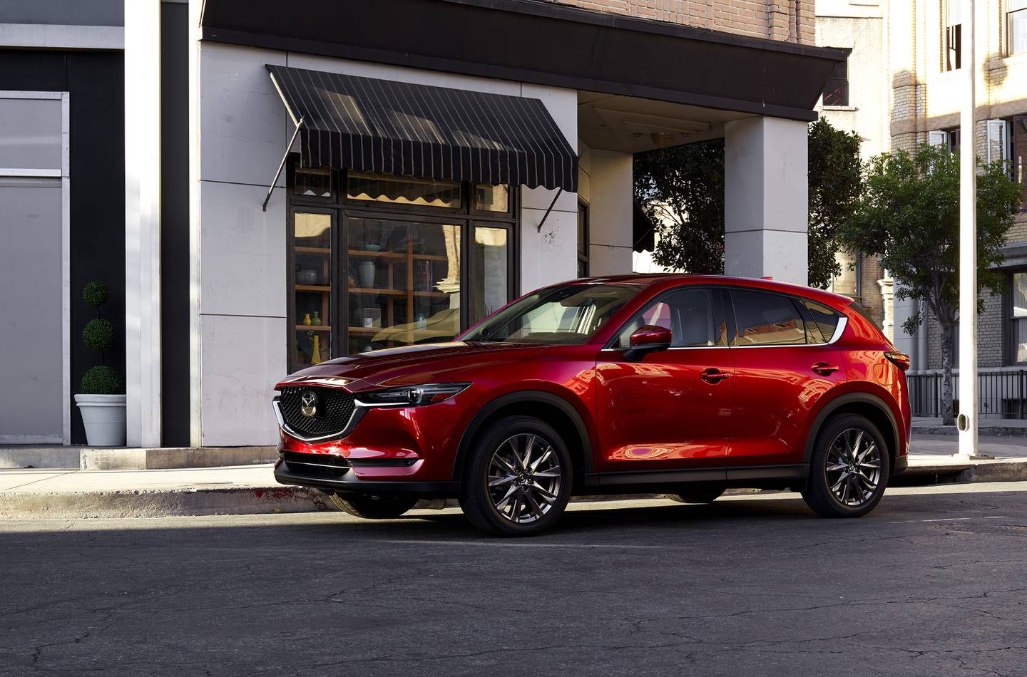 The 2021 Mazda CX-5 is an excellent all-around crossover SUV that’s well suited for younger drivers.