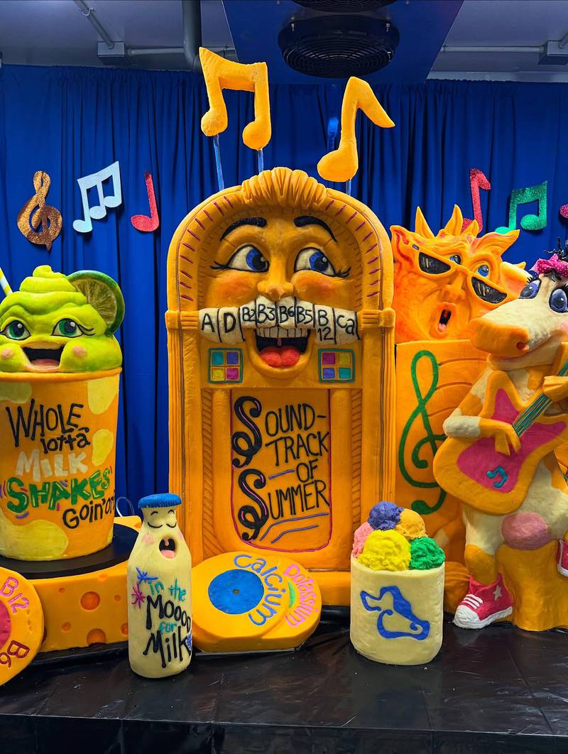 American Dairy Association Indiana Inc. has presented a cheese sculpture at the State Fair since 2006.