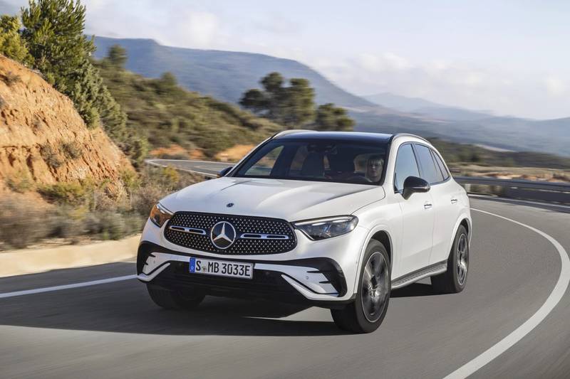 This photo provided by Mercedes shows the GLC. This small luxury SUVs stands out with its luxurious interior, pleasing performance and many available high-end features.