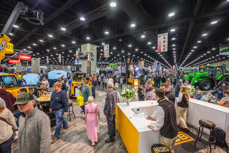 The National Farm Machinery Show in Louisville is considered the largest indoor farm show in the world.