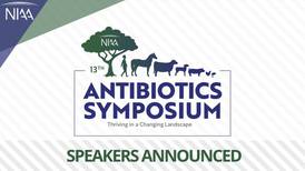 Speakers announced for NIAA’s Antibiotics Symposium
