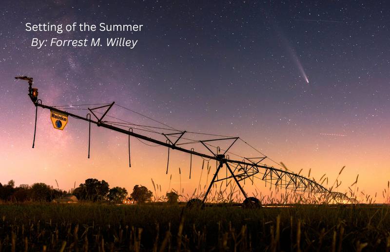 “Setting of the Summer” by Forrest Willey from Seymour, Indiana.