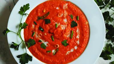 Spring bliss in a bowl: Roasted Carrot and Coconut Soup