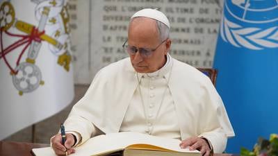 Pope denounces use of hunger as weapon of war as he urges world leaders ‘not to look the other way’