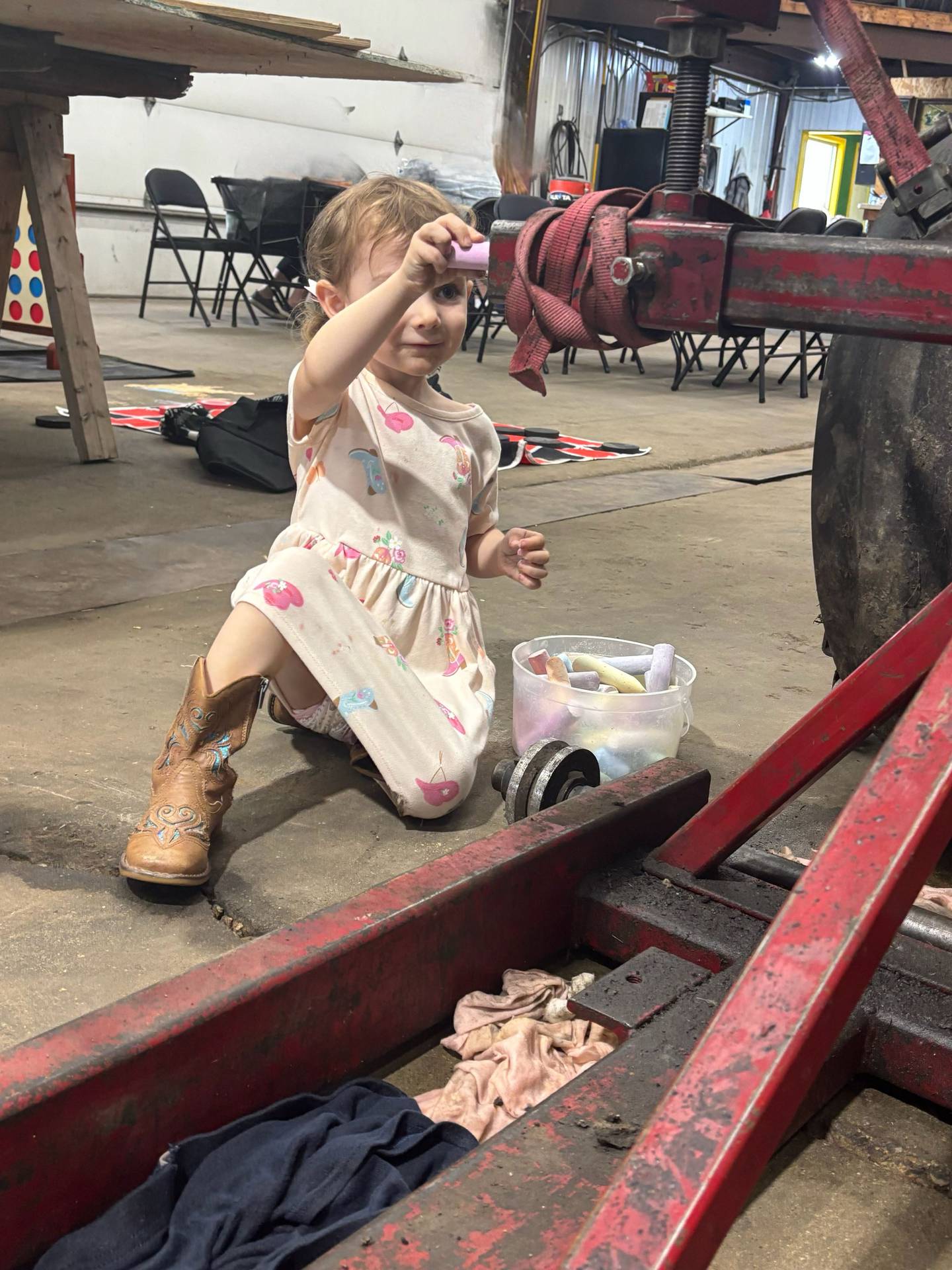 “Simple Tools” — Brian Berger: “Daddy’s helper uses the simple tools.”