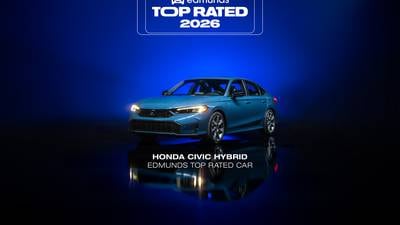 Edmunds Top Rated vehicle awards for 2026