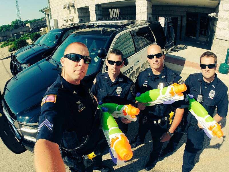 Operation water gun: Police use fun approach with a serious side
