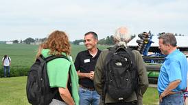 Luxembourg connection: Farmer hosts soybean buyers on Sycamore farm