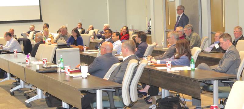 The two-day SpringBoard Challenge drew a full house of farmers, researchers, academia, innovators and others at the Illinois Soybean Association headquarters. The event marked the second year of ISA's Soy Innovation Center project promoting the development of new soy-based non-food technologies and products.