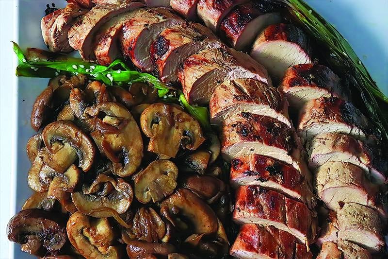 Alongside pork marinated in pickle brine, these sautéed mushrooms are earthy, briny and irresistible.
