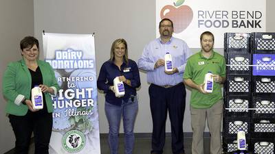 Dairy farmers donate to food banks