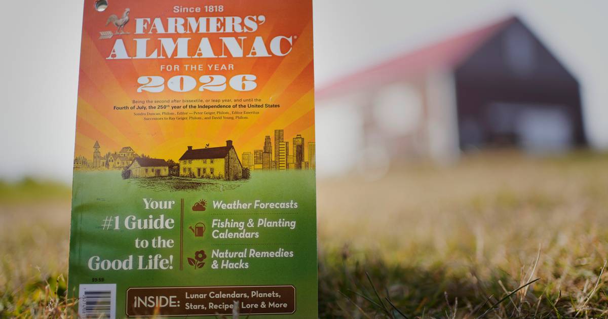 A lesser-known Farmers’ Almanac will fold after 2 centuries, citing money trouble