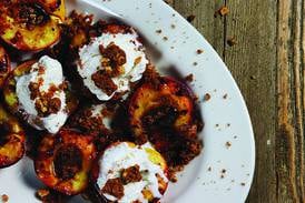 Still savoring summer with peachy dessert
