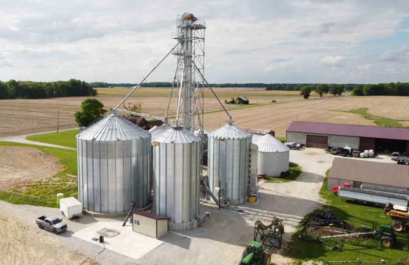 A grain expansion project is nearing completion on the Rowings family farm in Greencastle, Indiana.