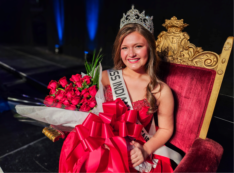 Presley Hampton of Jackson County was named Miss Indiana State Fair 2026.