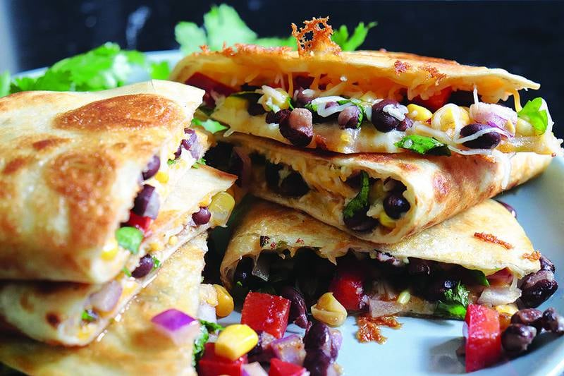 These golden, crispy quesadillas are perfectly crisp on the outside and melty on the inside.