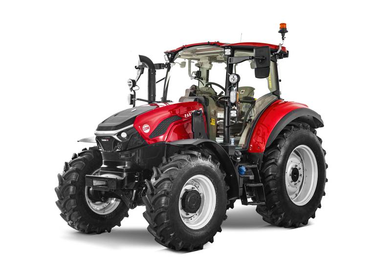 The utility M series tractor has the highest gross vehicle weight and lift capacity in the Farmall line.