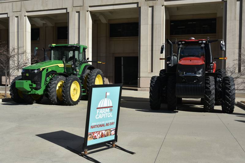 Agriculture took center stageAgriculture took center stage in downtown Indianapolis for National Ag Day. downtown for National Ag Day.