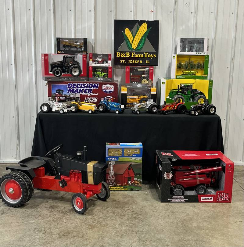 B&B Farm Toys, owned by Barry Maury, will be one of many vendors that will offer items for sale during the Half Century of Progress. In addition to farm toys, vendors will be selling tools, antique farm equipment parts and crafts.