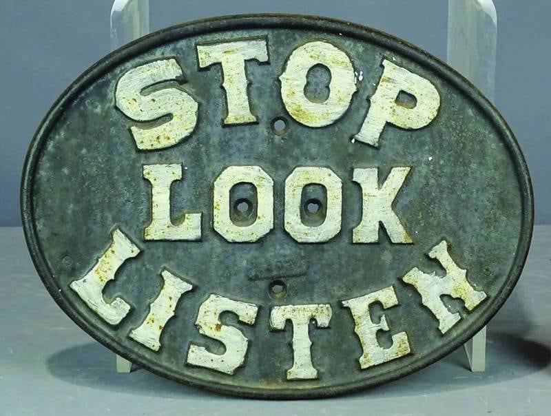“Stop. Look. Listen.” It’s always good advice, especially when there are train tracks nearby.