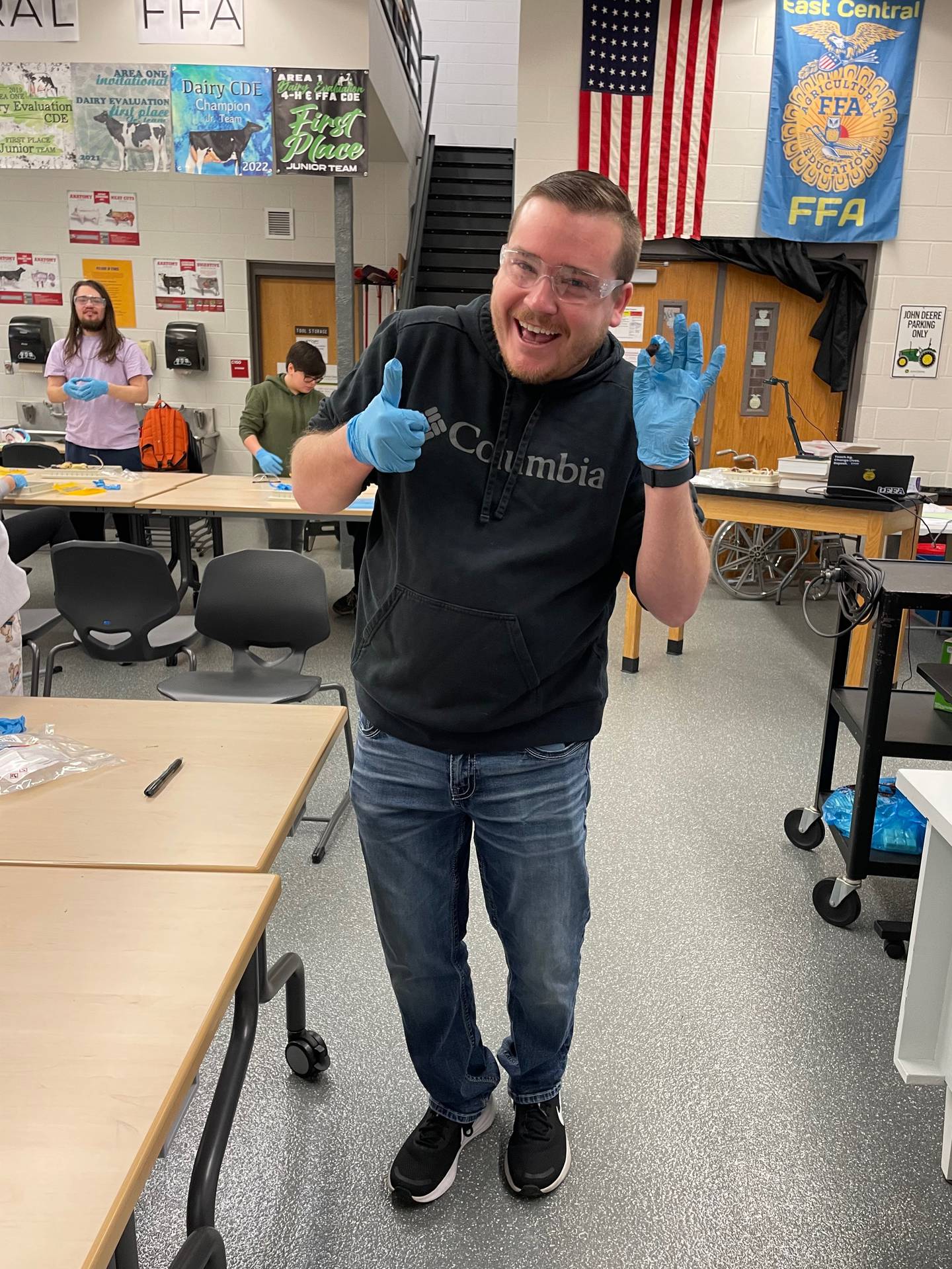 McCord Snider has been teaching for seven years at East Central Middle School. He has been recognized by the Indiana Association and Agriculture Educators and the National Association of Agricultural Educators for his contributions to the Indiana agriculture education community.