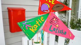 Donna’s Day: Fly homemade pennant to celebrate birthday