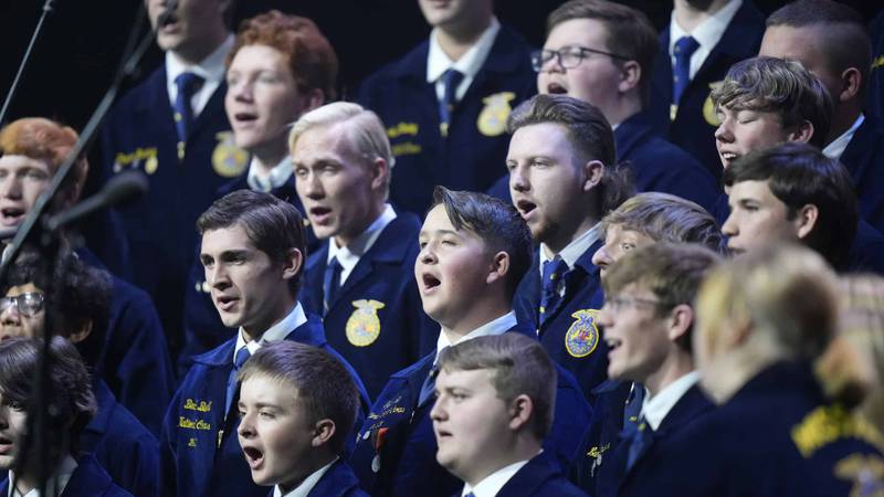 The National FFA Choir has been going strong for 75 years. Sponsored by FFA corporate partner Corteva Agriscience, the program made its debut in 1948 at the 20th National FFA Convention in Kansas City, Missouri.
