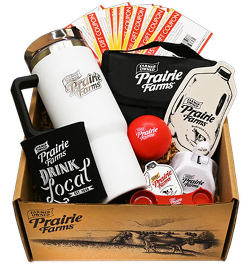 Enter to win daily and monthly prize packages, as well as a grand prize, celebrating the 85th anniversary of Prairie Farms at www.prairiefarms.com/85days.