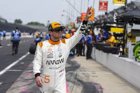 Racing star Pato O’Ward finally milks a cow before Indy 500