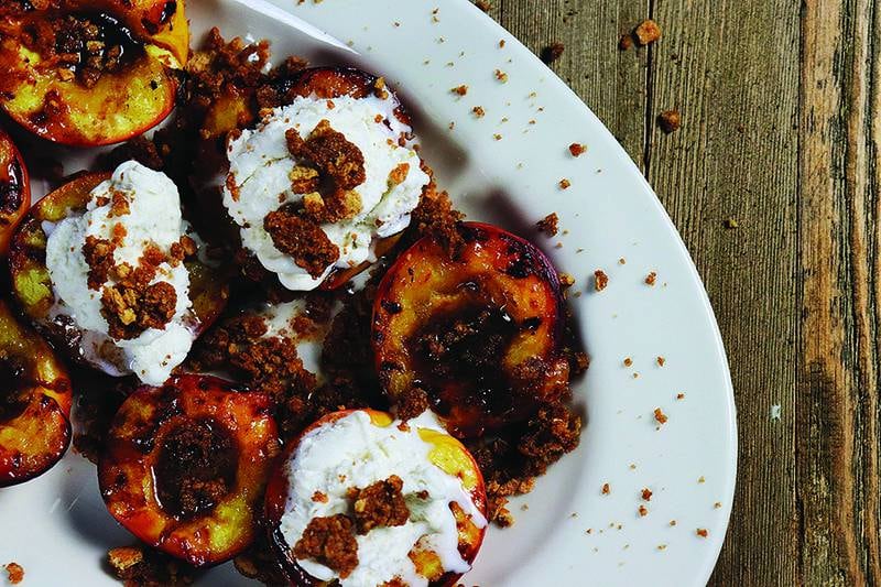 Brown Sugar Cinnamon Grilled Peaches