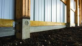 Morton Buildings’ DuraPlank concrete splashboard adds strength, durability for farm buildings
