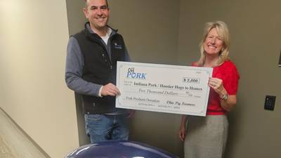 Friendly rivalry pays off: Ohio Pork Council donates pork after Big Ten football championship