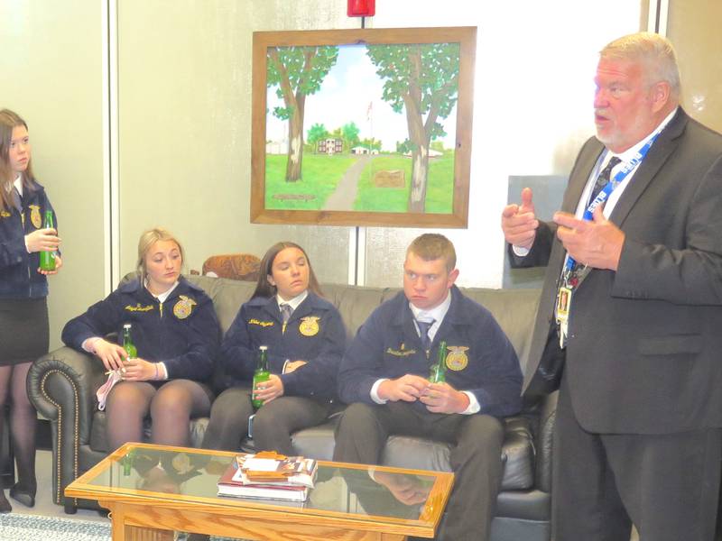 FFA visits hit home for Meier