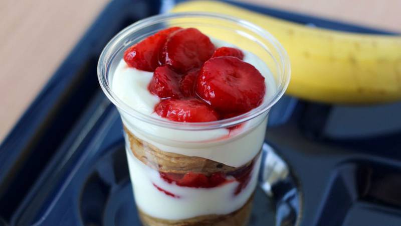 Smart Swaps provides training and kid-friendly breakfast recipes featuring dairy, like Strawberry Pancake Yogurt Parfait, designed to meet updated limits on added sugars and sodium.