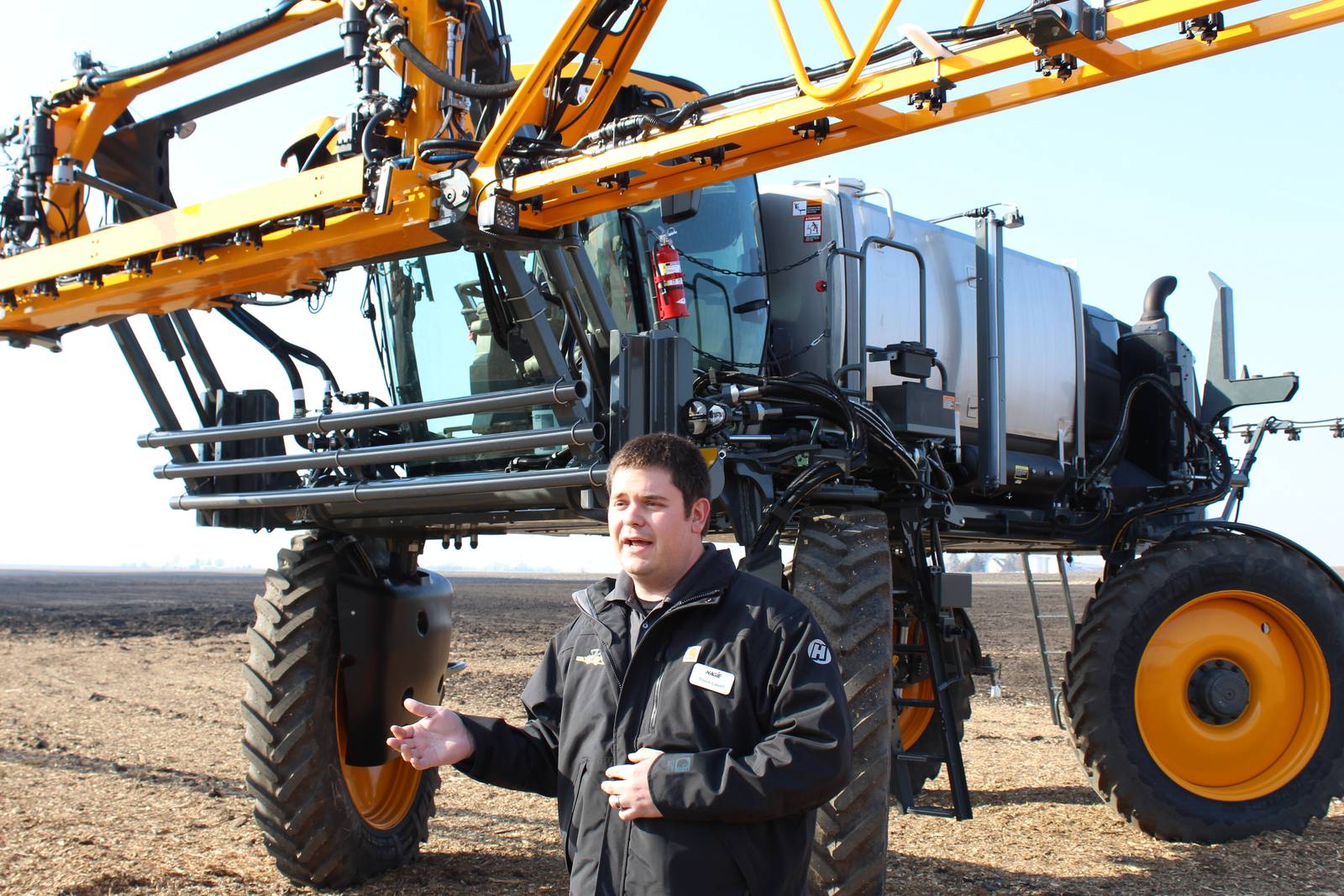 Hagie sprayer equipped with 2,000gallon capacity AgriNews
