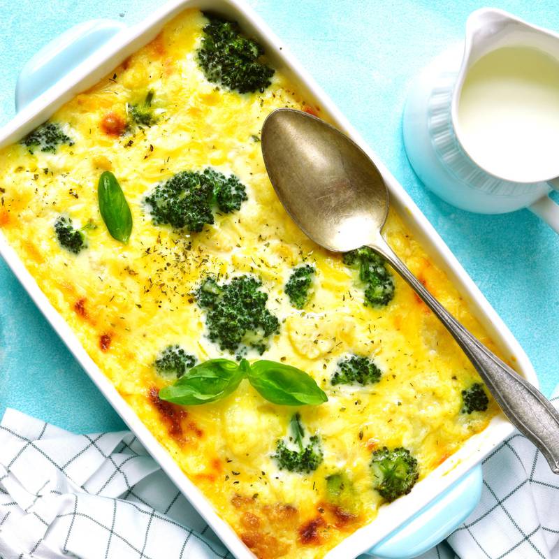 Vegetable casserole is the perfect way to add nutrients into your diet.