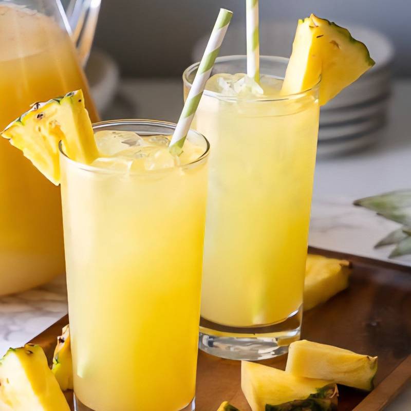 Pineapple Lemonade Shake-up by McWaters Concessions. An Indiana State Fair Staple. Enjoy a fresh made lemonade shake up with a twist of Hawaiian fresh pineapple infused.
