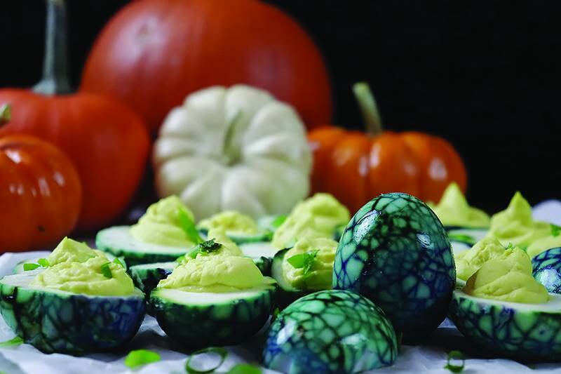 These wickedly delicious Monster Deviled Eggs are the perfect treat this Halloween.