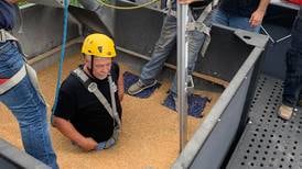 Grain bin safety training provided by Indiana corn checkoff