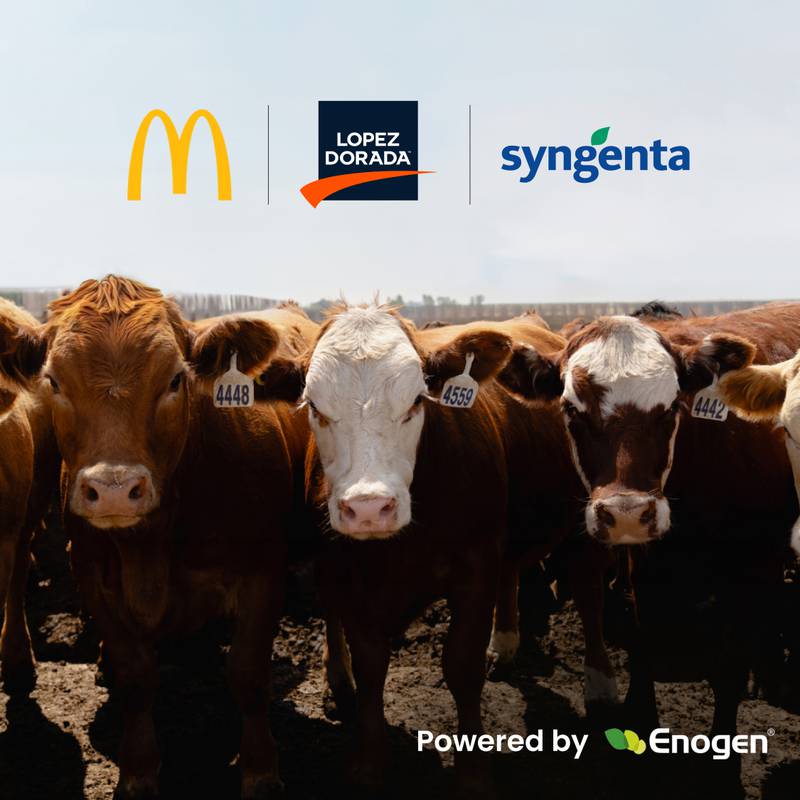 McDonald’s, Lopez Foods and Syngenta announce collaboration aimed at helping to reduce certain environmental impacts during beef production.