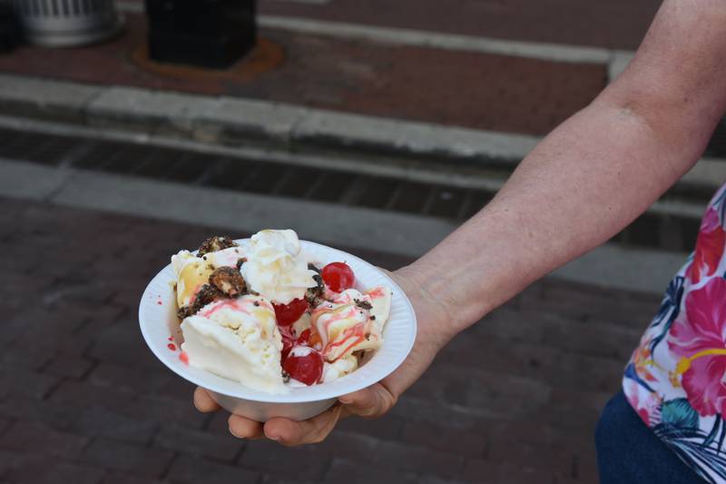 The team at American Dairy Association Indiana is excited to offer hand-scooped ice cream sundaes this summer to benefit Indiana Sports Corp.