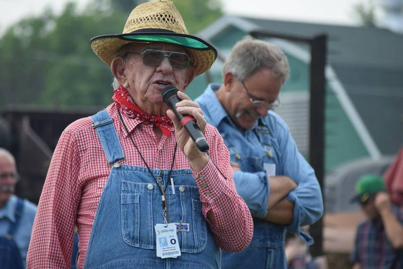 In this file photo, Mauri Williamson volunteers at the Indiana State Fair’s Pioneer Village.