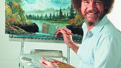 Painter Bob Ross’ former Indiana studio hosts exhibit