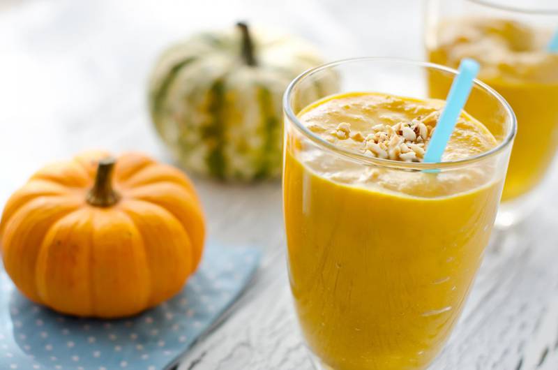 Pumpkin Cheesecake Smoothie is the perfect combination of warm fall flavors and dairy deliciousness.