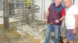 Equipment breakdown delays curd deliveries