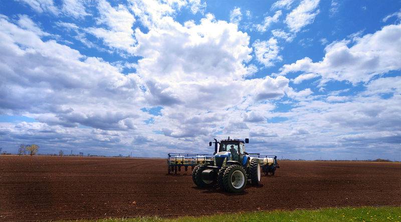 The planting season has begun in La Salle County as fields are being tilled, fertilized and planted. This farmer works in his field along North 25th Road in rural Ottawa.