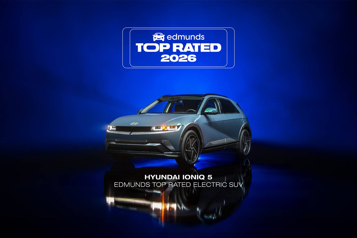 The Hyundai Ioniq 5 is the Edmunds Top Rated Electric SUV for 2026.