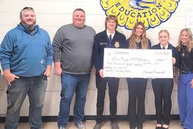 Illini Bluffs FFA receives $2,500 from Compeer Financial